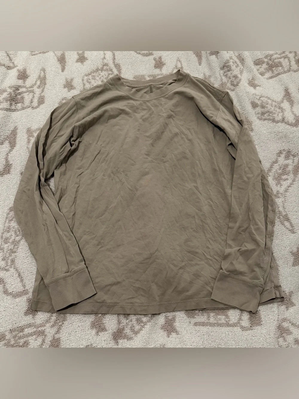 Lululemon All Yours Long-Sleeve Shirt Riverstone Size 6